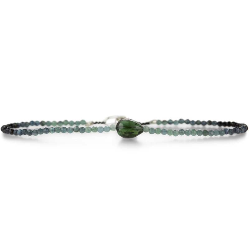 Margaret Solow Ombre Double Blue Tourmaline Beaded Bracelet | Quadrum Gallery