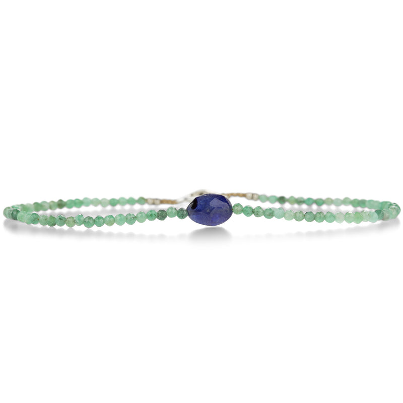 Margaret Solow Emerald and Sapphire Bracelet | Quadrum Gallery