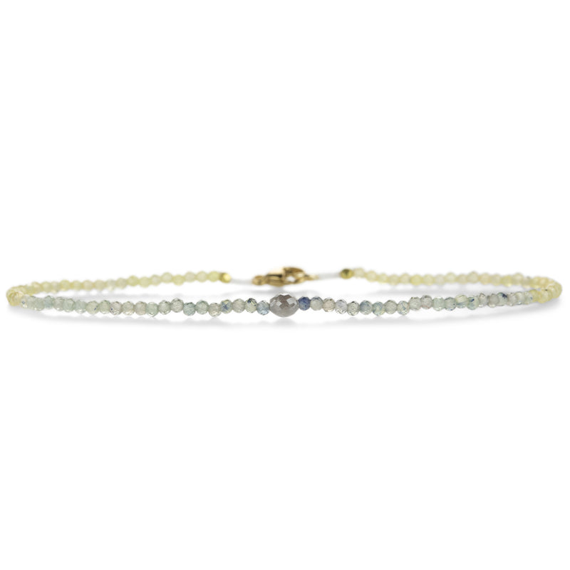 Margaret Solow Sapphire and Gray Diamond Beaded Bracelet | Quadrum Gallery