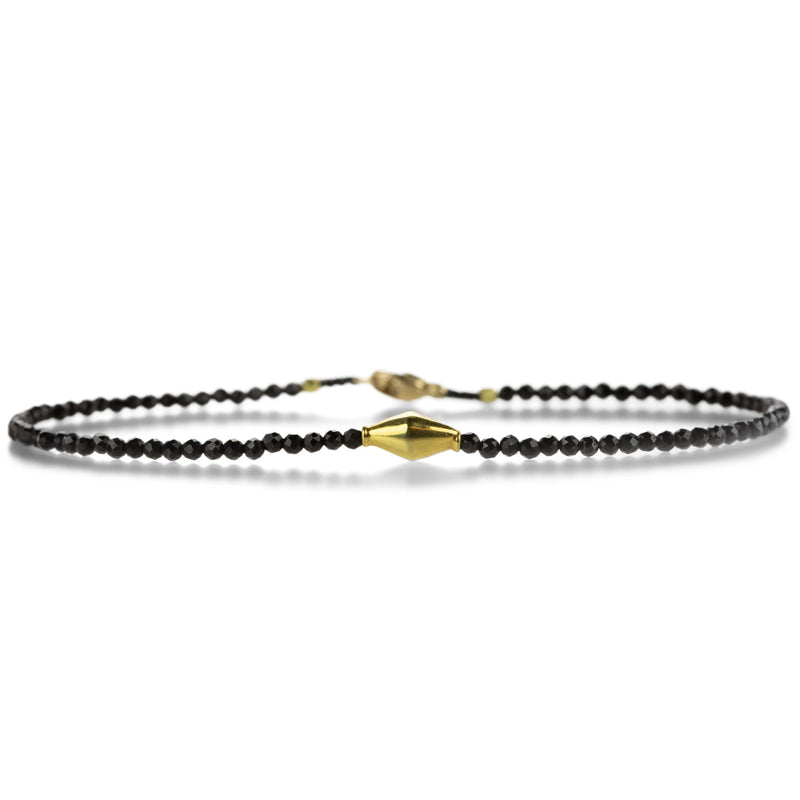 Margaret Solow Black Spinel and 18k Beaded Bracelet | Quadrum Gallery