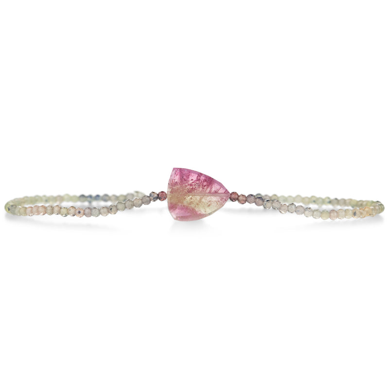 Margaret Solow Sapphire and Tourmaline Slice Beaded Bracelet | Quadrum Gallery