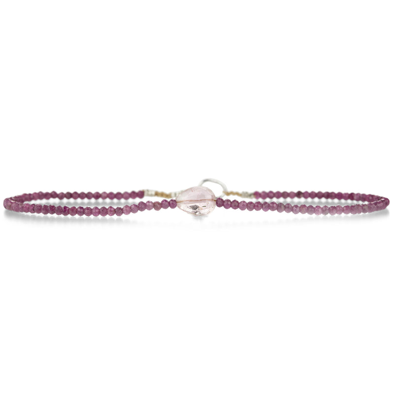 Margaret Solow Ruby and Pink Tourmaline Beaded Bracelet | Quadrum Gallery