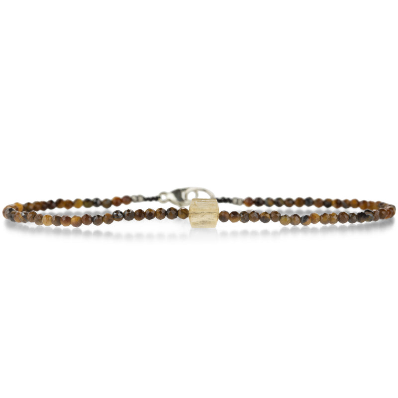 Margaret Solow Tigers Eye and Imperial Topaz Beaded Bracelet | Quadrum Gallery