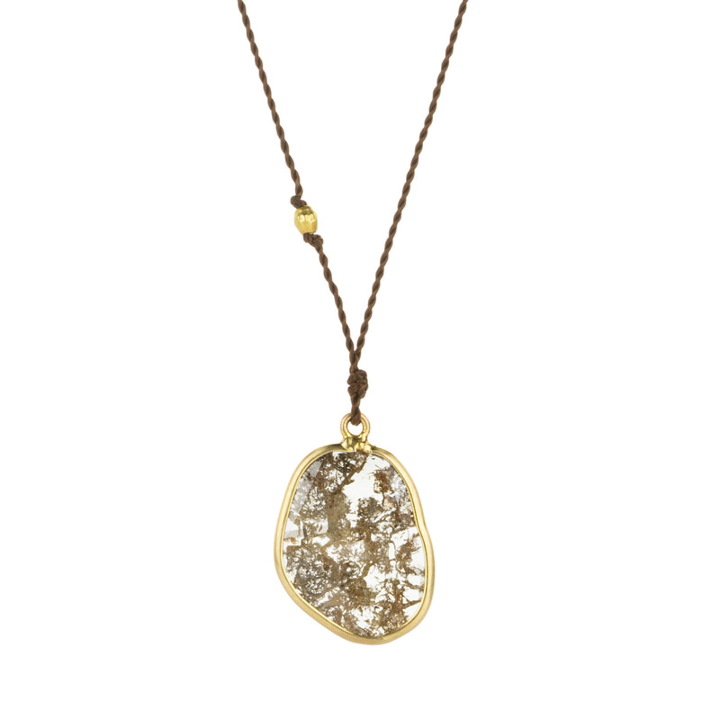 Margaret Solow 18k Diamond Slice Pendant Necklace | Quadrum Gallery