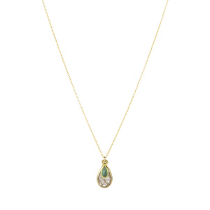 Margaret Solow Diamond and Emerald Pendant Necklace | Quadrum Gallery