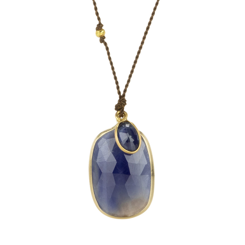 Margaret Solow Double Sapphire Pendant Necklace | Quadrum Gallery