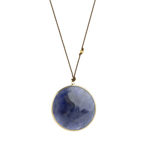 Margaret Solow Opaque Sapphire Pendant Necklace | Quadrum Gallery