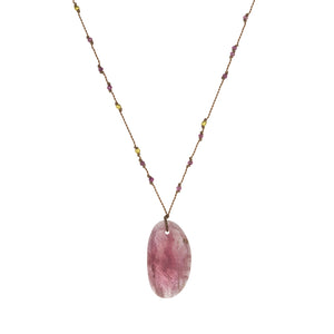 Margaret Solow 18k Faceted Ruby Pendant Necklace | Quadrum Gallery