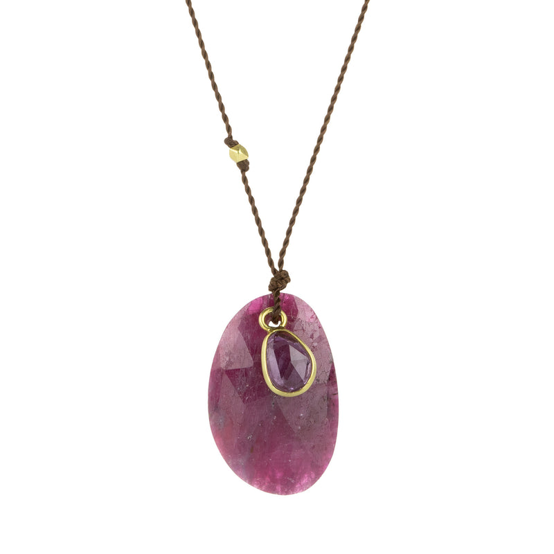 Margaret Solow Ruby and Sapphire Pendant Necklace | Quadrum Gallery