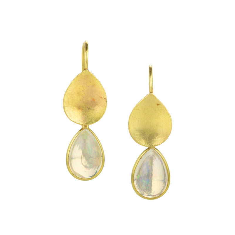 Margaret Solow 18k Opal Drop Earrings | Quadrum Gallery