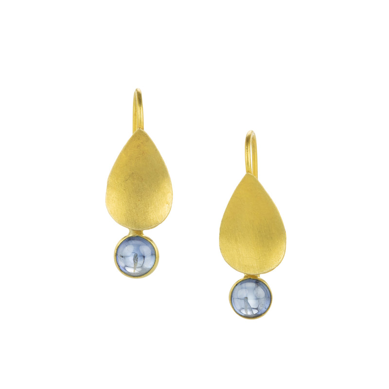 Margaret Solow 18k Sapphire Teardrop Earrings | Quadrum Gallery