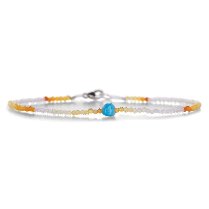 Margaret Solow Carnelian & Turquoise Bead Bracelet | Quadrum Gallery