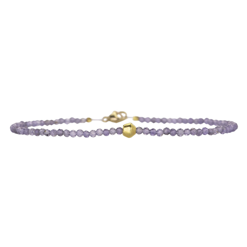Margaret Solow Iolite and 18k Bead Bracelet | Quadrum Gallery