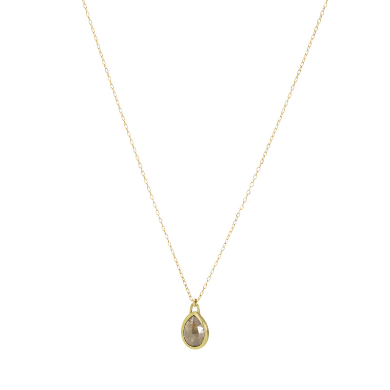 Margaret Solow Rustic Diamond Pendant Necklace | Quadrum Gallery