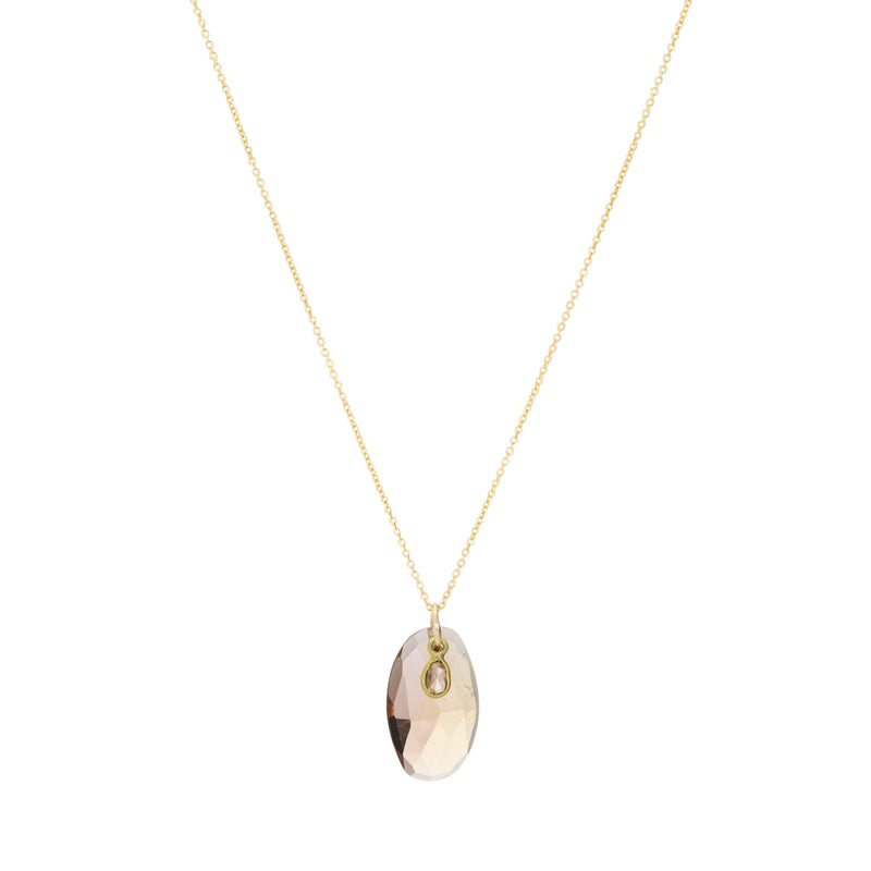 Margaret Solow Tourmaline and Diamond Double Pendant Necklace | Quadrum Gallery