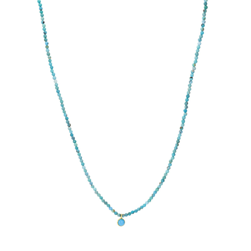 Margaret Solow Turquoise Beaded Necklace with Turquoise Pendant | Quadrum Gallery