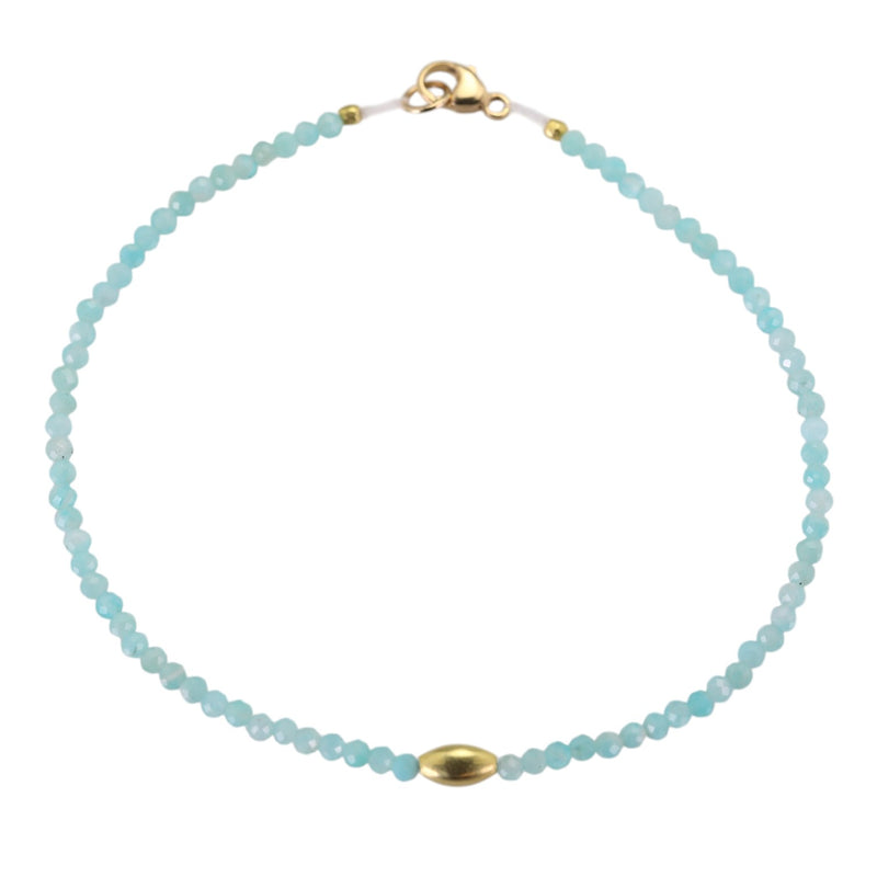 Margaret Solow Faceted Amazonite Beaded Bracelet | Quadrum Gallery