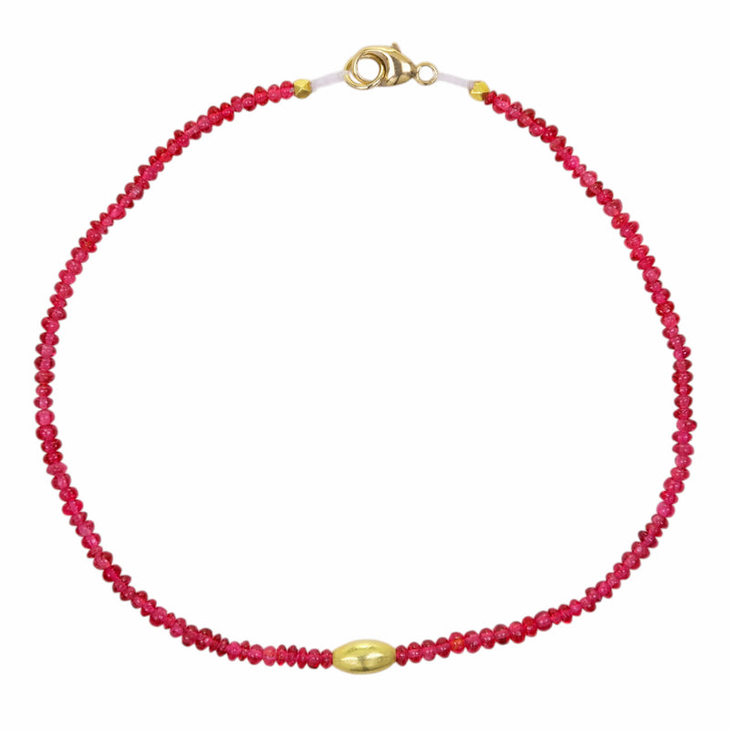 Margaret Solow Pink Spinel Beaded Bracelet | Quadrum Gallery