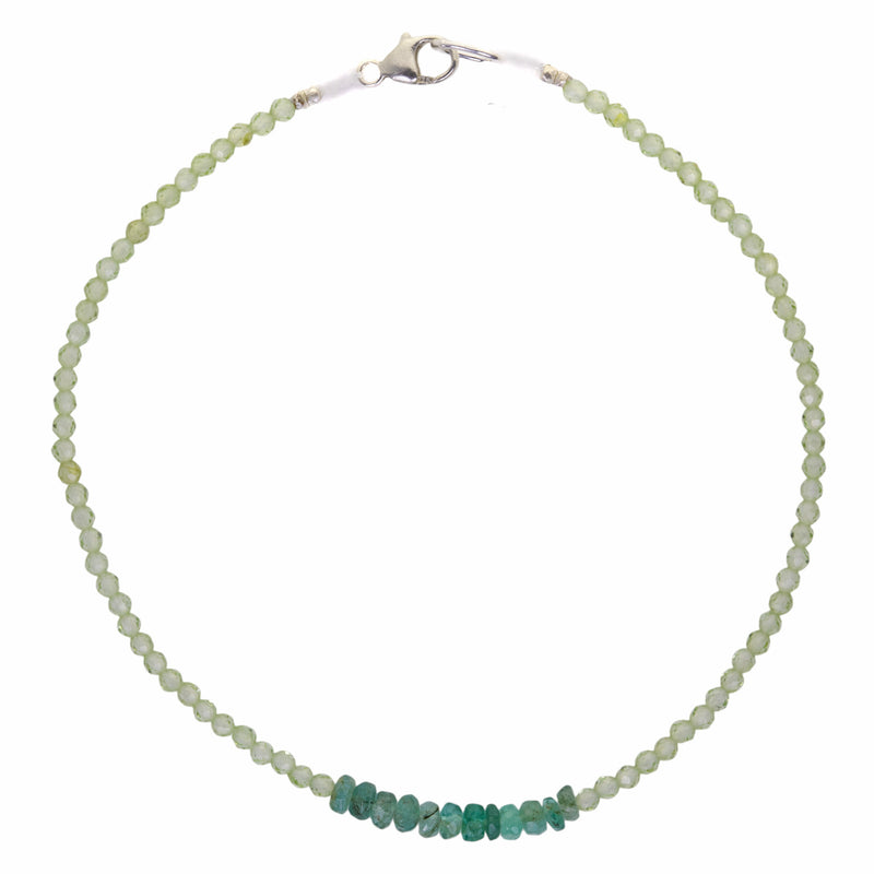 Margaret Solow Peridot and Emerald Beaded Bracelet | Quadrum Gallery