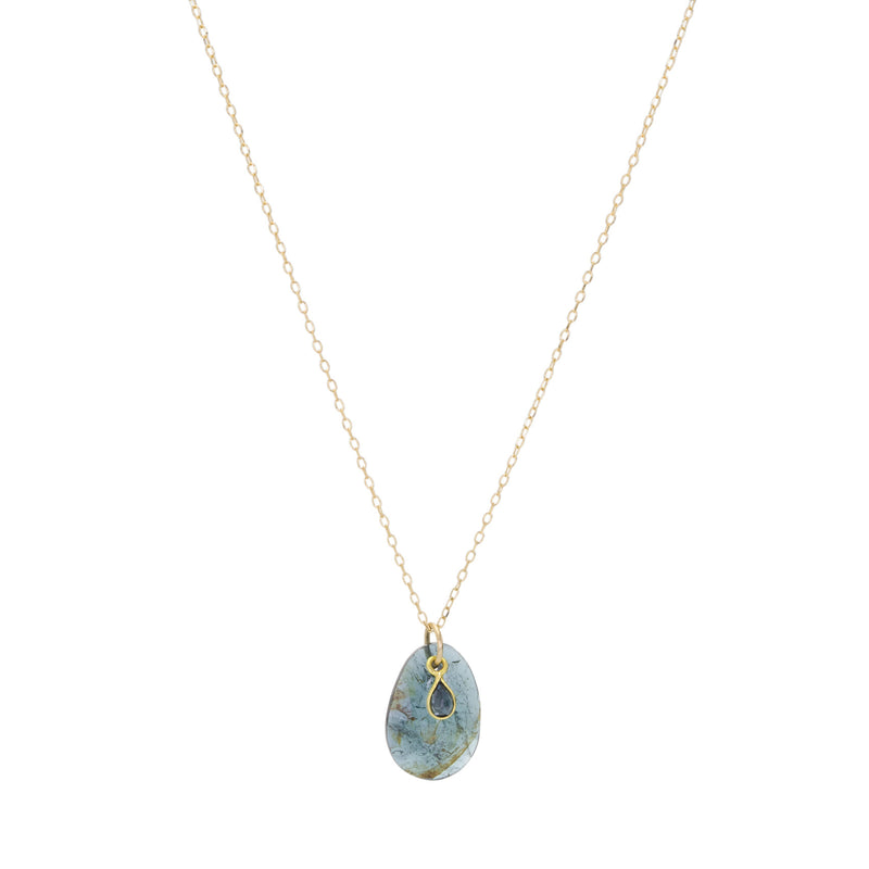 Margaret Solow Blue Tourmaline and Sapphire Necklace | Quadrum Gallery