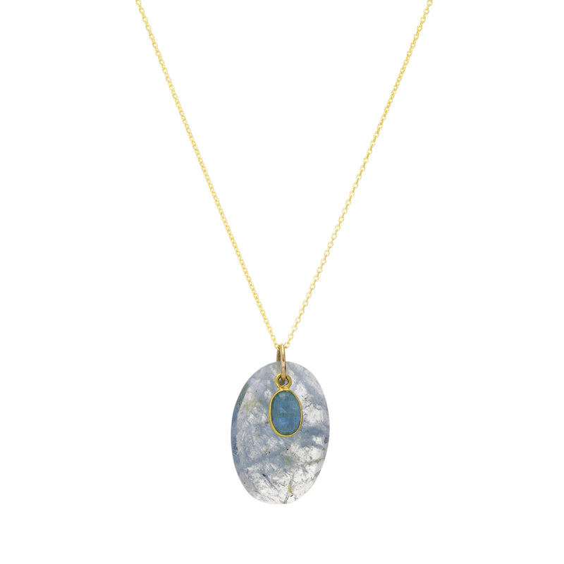 Margaret Solow Aquamarine and Emerald Necklace | Quadrum Gallery