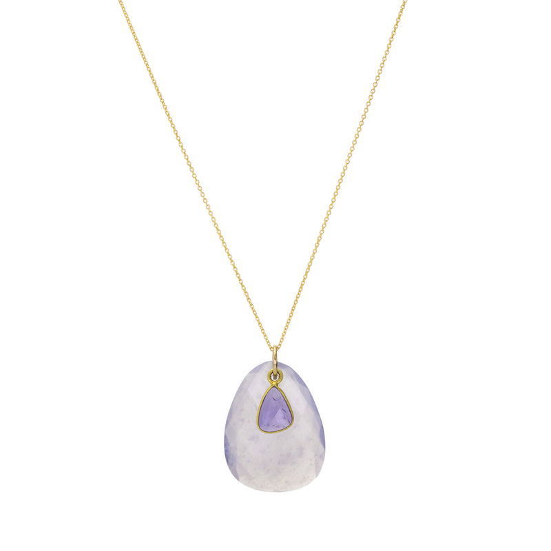 Margaret Solow Chalcedony and Tanzanite Necklace | Quadrum Gallery