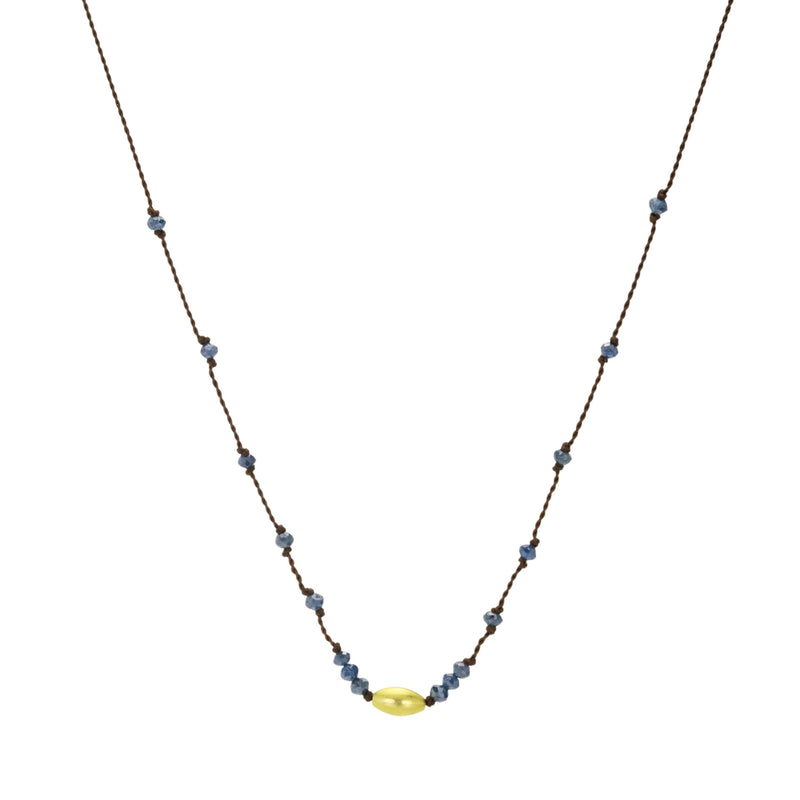 Margaret Solow Blue Diamond Bead Necklace | Quadrum Gallery