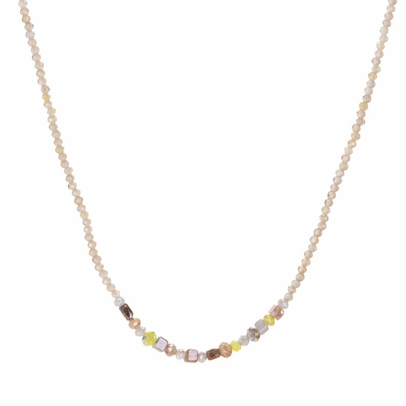 Margaret Solow Zircon and Diamond Bead Necklace | Quadrum Gallery