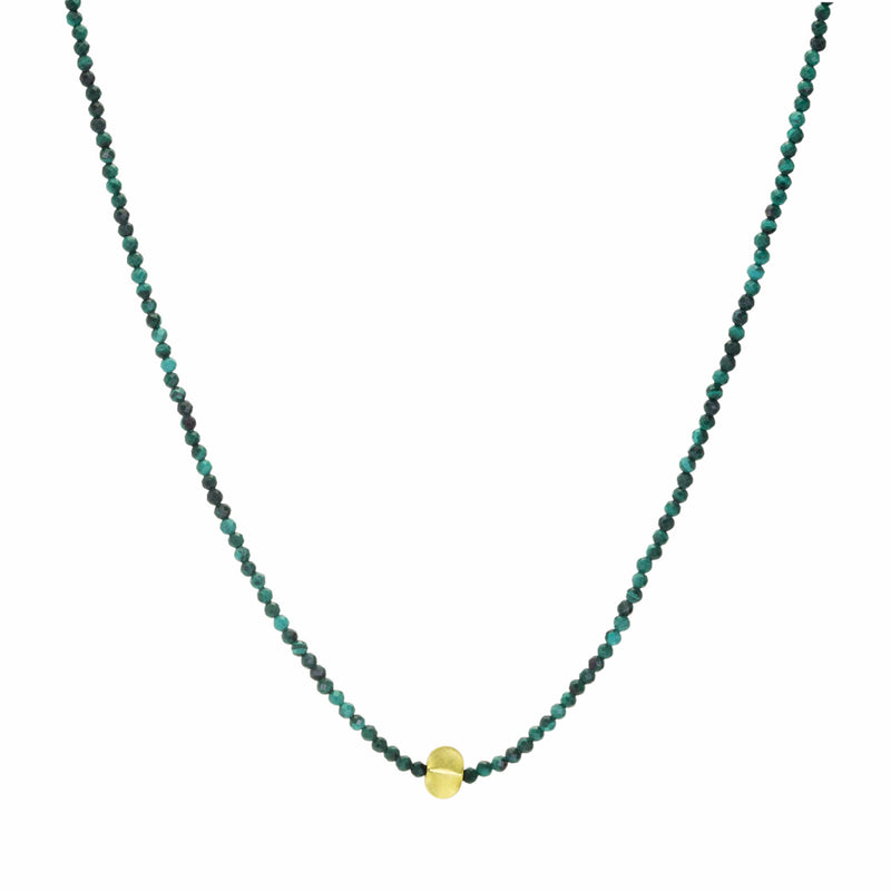Margaret Solow Beaded Malachite Necklace | Quadrum Gallery