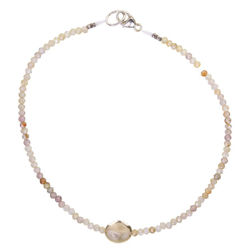 Zircon and Citrine Bracelet