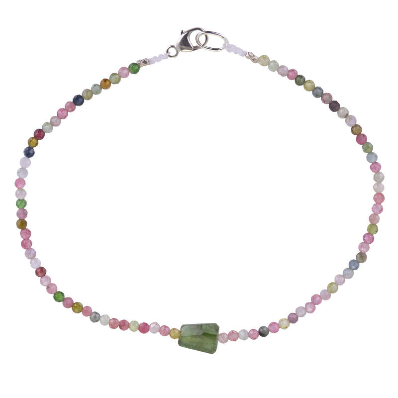 Margaret Solow Watermelon Tourmaline Beaded Bracelet | Quadrum Gallery