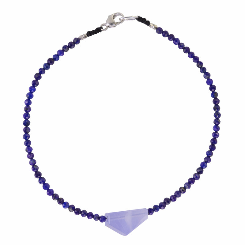 Margaret Solow Lapis and Chalcedony Bracelet | Quadrum Gallery