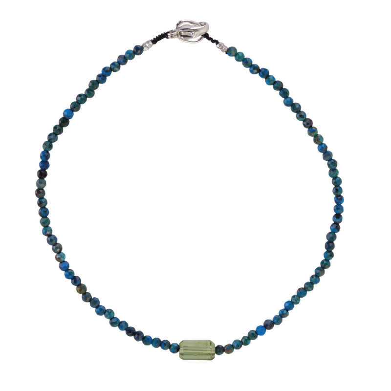 Margaret Solow Chrysoprase and Tourmaline Beaded Bracelet | Quadrum Gallery