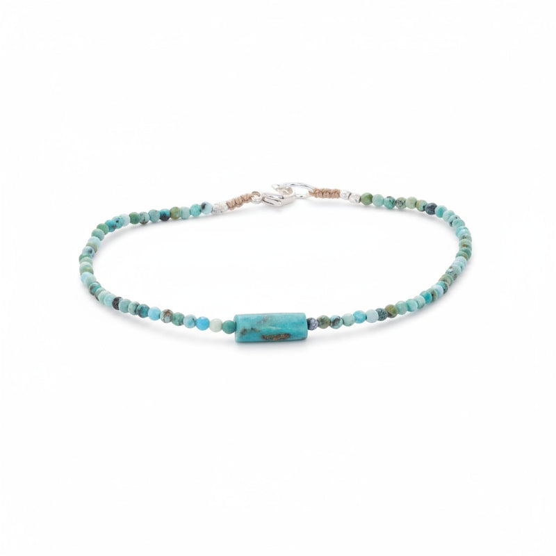 Margaret Solow Beaded Bracelet with Faceted Turquoise | Quadrum Gallery