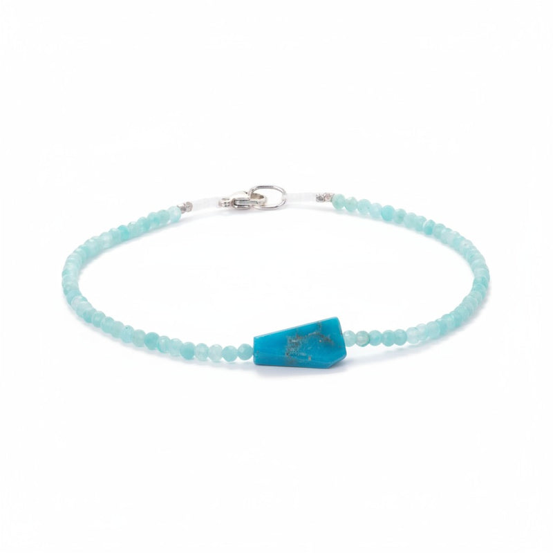 Margaret Solow Amazonite and Peruvian Opal Beaded Bracelet | Quadrum Gallery