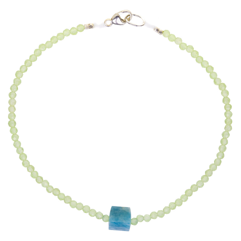 Margaret Solow Peridot and Amazonite Bracelet | Quadrum Gallery