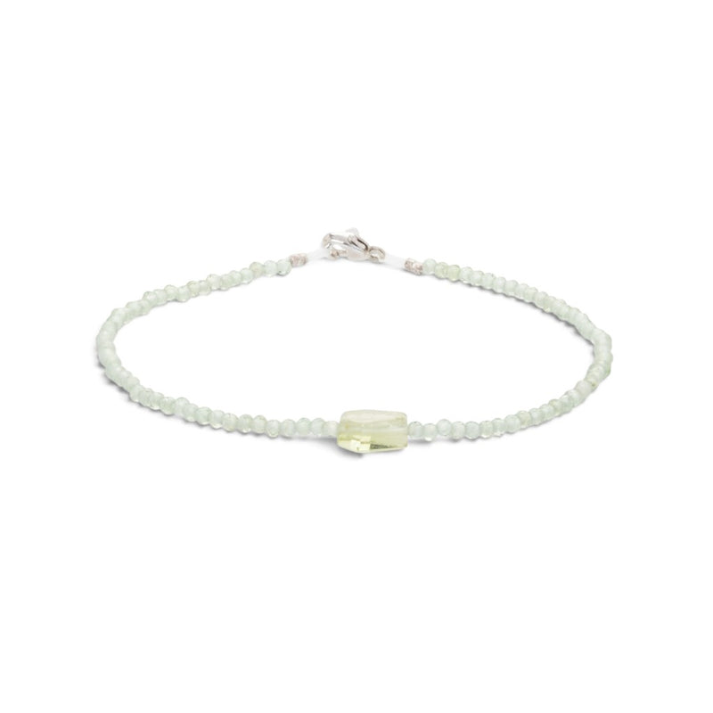 Margaret Solow Green Apatite and Beryl Bracelet | Quadrum Gallery