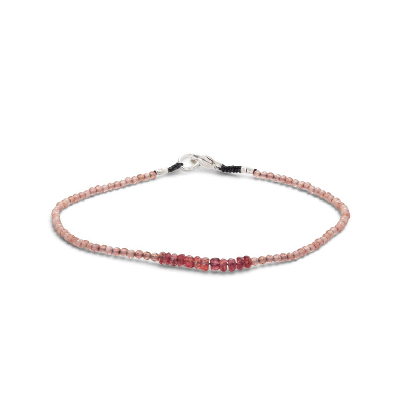 Margaret Solow Facted Garnet and Sapphire Bracelet | Quadrum Gallery