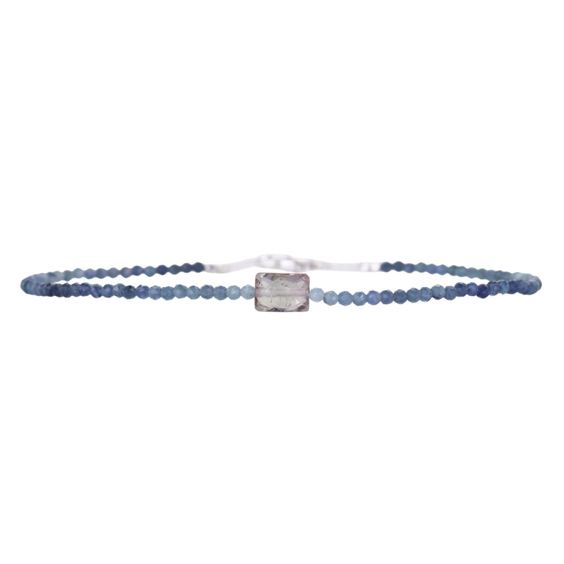 Margaret Solow Faceted Tourmaline Bracelet with Silver Clasp | Quadrum Gallery