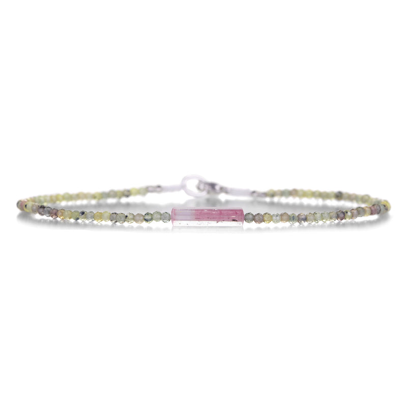 Margaret Solow Faceted Sapphire and Tourmaline Beaded Bracelet | Quadrum Gallery