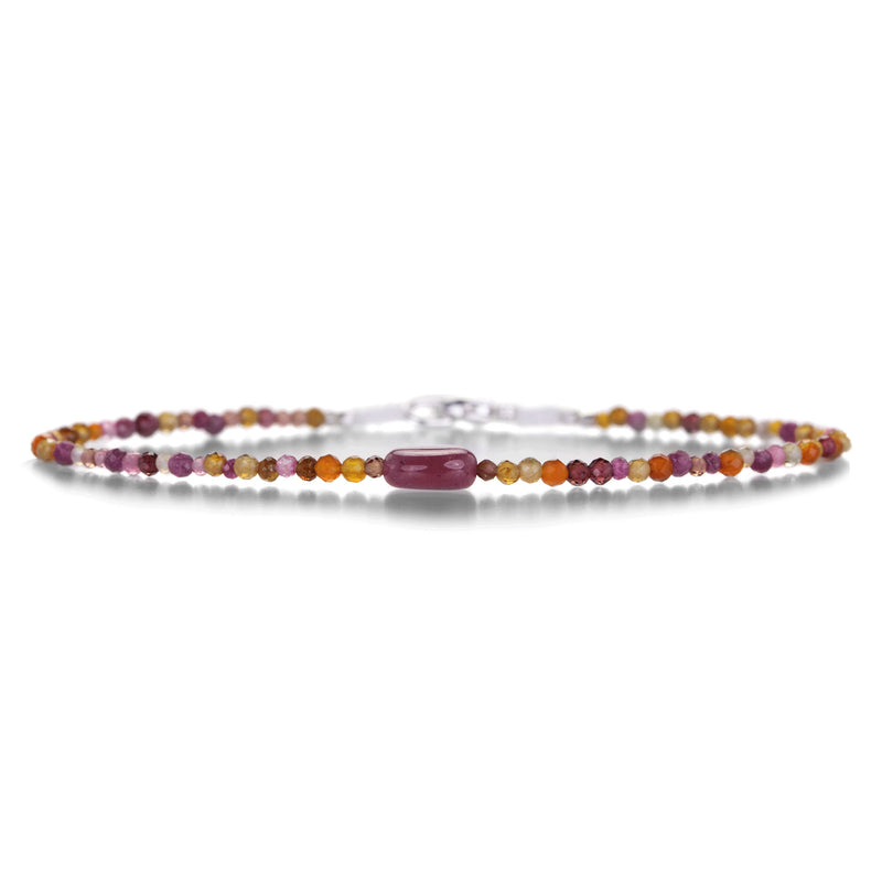 Margaret Solow Multicolored Gemstone Beaded Bracelet | Quadrum Gallery