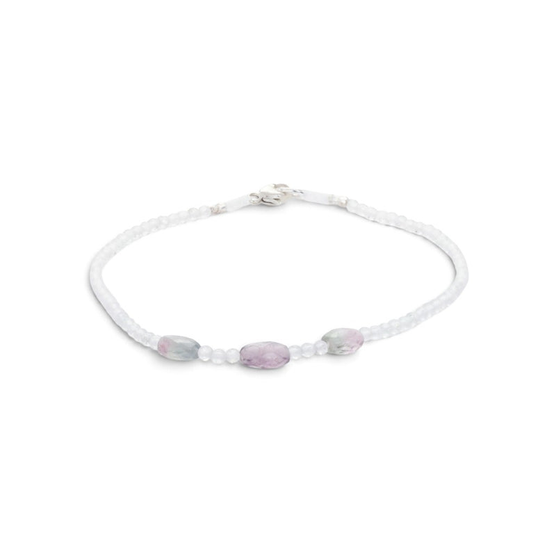Margaret Solow White Topaz and Tourmaline Beaded Bracelet | Quadrum Gallery