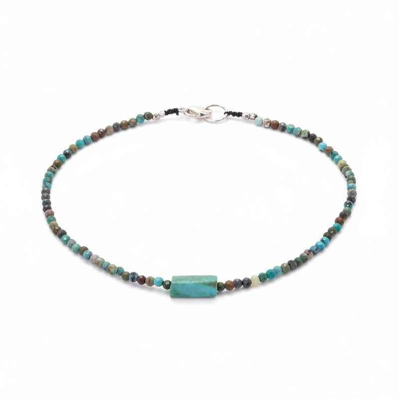 Margaret Solow Faceted Chrysocolla Bracelet  | Quadrum Gallery