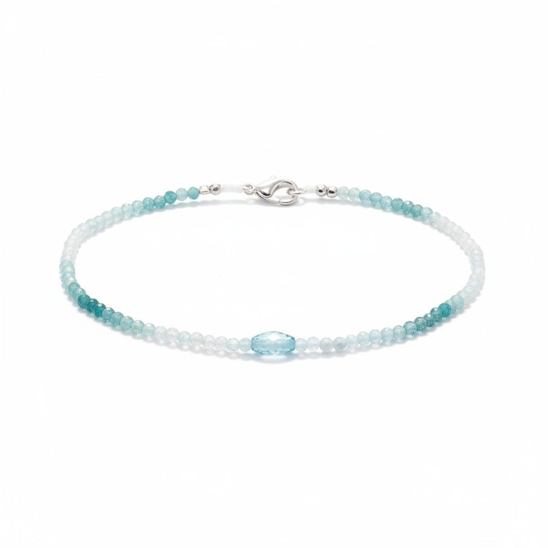Margaret Solow Grandidierite and Apatite Bead Bracelet | Quadrum Gallery