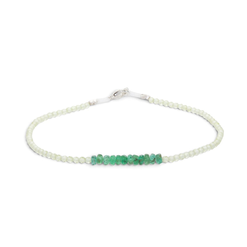 Margaret Solow Peridot and Emerald Bracelet | Quadrum Gallery