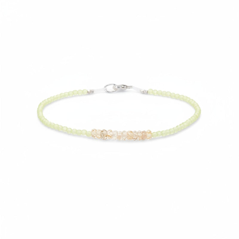 Margaret Solow Peridot and Yellow Sapphire Bracelet | Quadrum Gallery