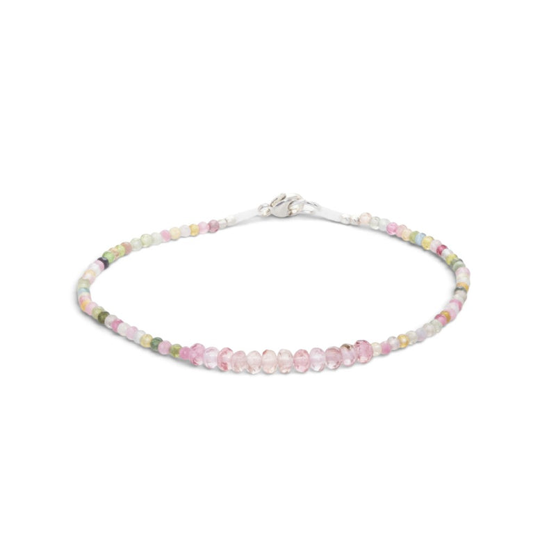 Margaret Solow Faceted Watermelon Tourmaline Bead Bracelet | Quadrum Gallery