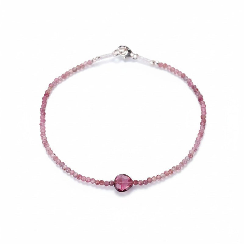 Margaret Solow Pink Tourmaline Bead Bracelet | Quadrum Gallery