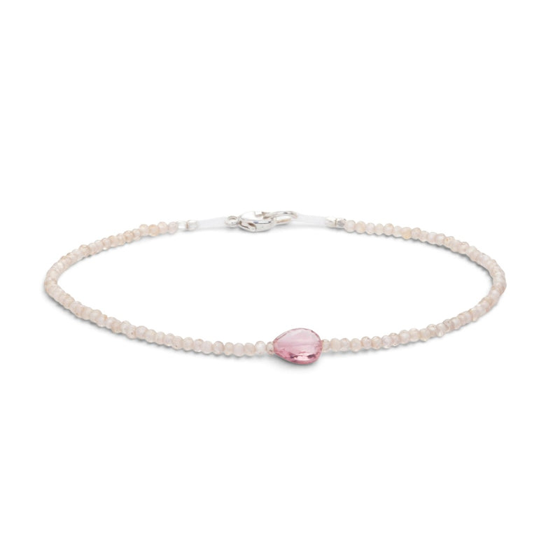 Margaret Solow Zircon and Pink Tourmaline Bead Bracelet | Quadrum Gallery