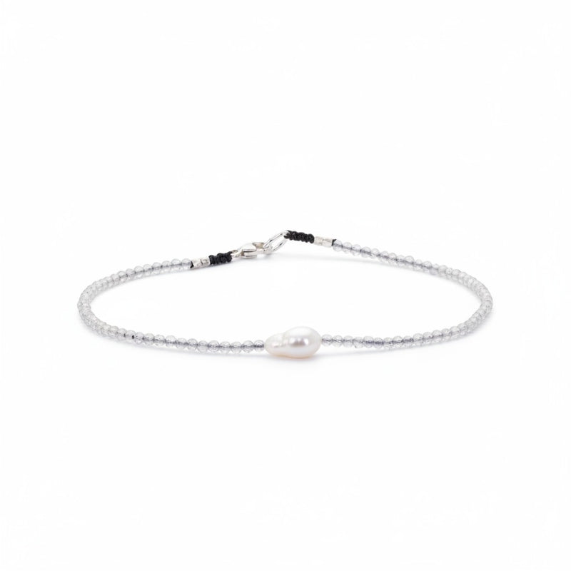 Margaret Solow Labradorite and White Pearl Bracelet | Quadrum Gallery